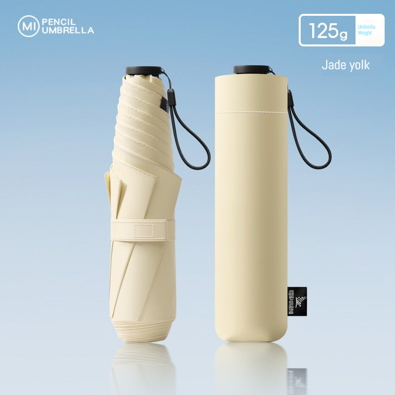 125g Japanese Style Portable Manual Umbrella, UPF 50+ Sun Protection & Weather Resistant