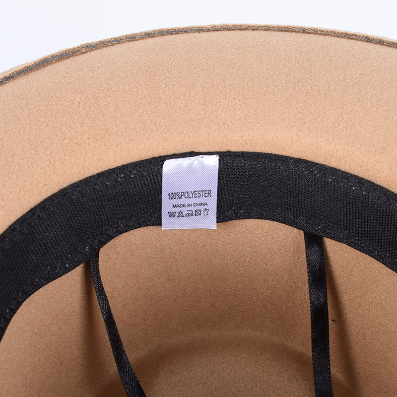 Vintage Fedora Felt Hat With Feather Autumn Casual Wide Brim Black Jazz Cap Classic Gentleman Briti 3