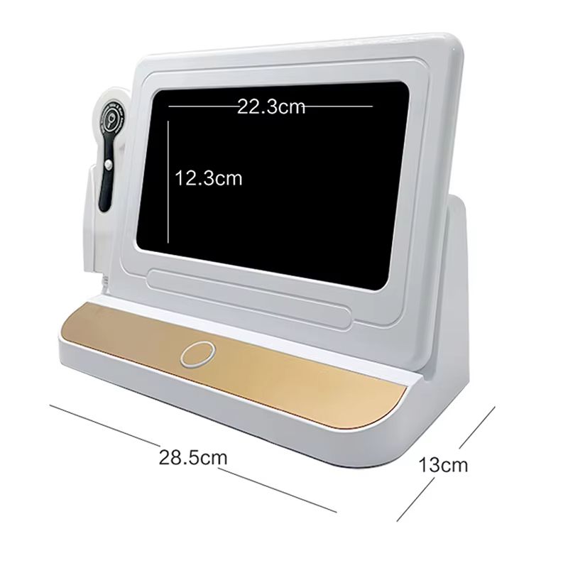 10Inch LCD Hair And Skin Analyzer  Digital Microscope With 50X200X Magnification For Scalp  Follicl 4