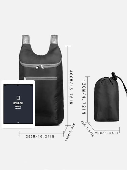 Foldable Waterproof Travel Backpack  Lightweight TearResistant Weekend Bag With Large Capacity For  4