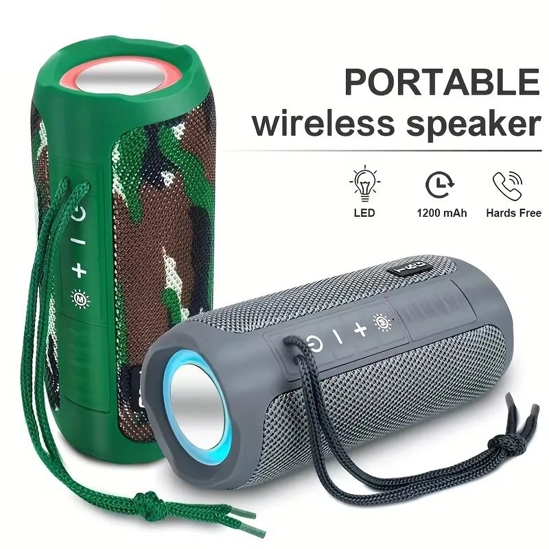 TG227 Portable Wireless Speaker With LED Lamp  Waterproof Outdoor Bluetooth Speaker With FM Radio U 1