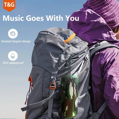 TG227 Portable Wireless Speaker With LED Lamp  Waterproof Outdoor Bluetooth Speaker With FM Radio U 3