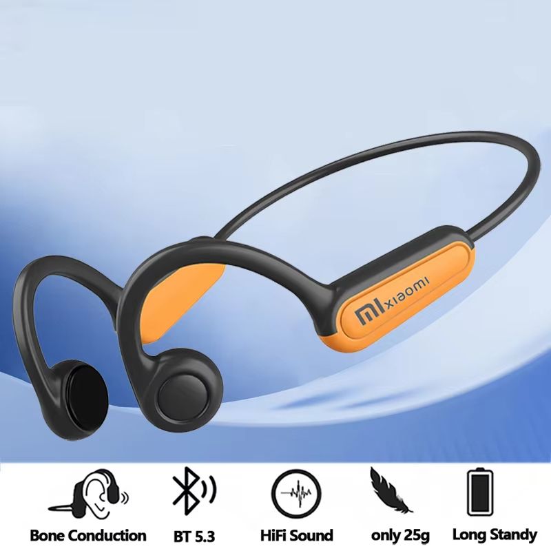Xiaomi Mijia Bone Conduction Sports Headphones – Wireless Bluetooth Earphones with Mic, Hands-Free Open-Ear Headset for