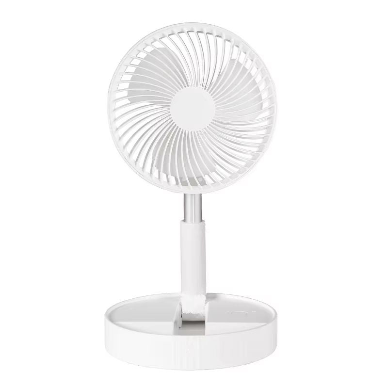Portable USB Rechargeable Folding Fan  Telescopic Quiet And Long Battery Life For Camping Fishing H 6
