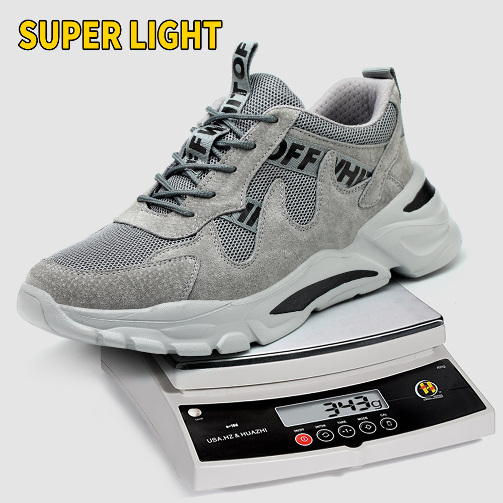 Steel Toe Men Work Safety Shoes AntiPuncture AntiStabbing Wearable Breathable Soft Lightweight Snea 5
