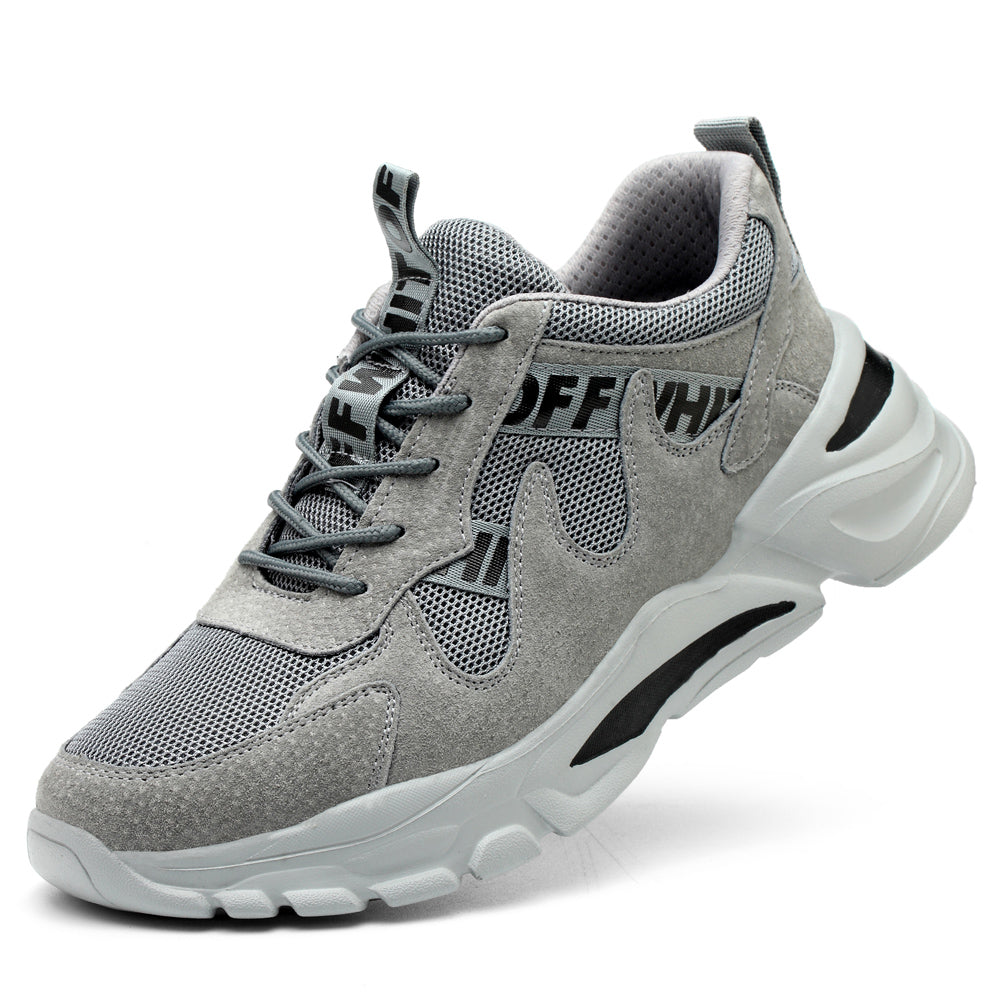 Steel Toe Men Work Safety Shoes AntiPuncture AntiStabbing Wearable Breathable Soft Lightweight Snea 6