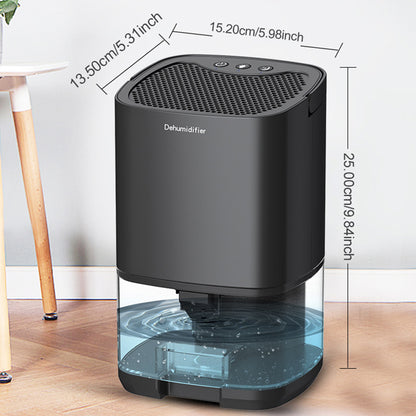 Portable Air Dehumidifier, Mute Mini Moisture Absorber, Air Dryer Machine for Home, Bedroom Office, Kitchen with US Plug