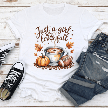 Just A Girl Who Love Fall Tee 2