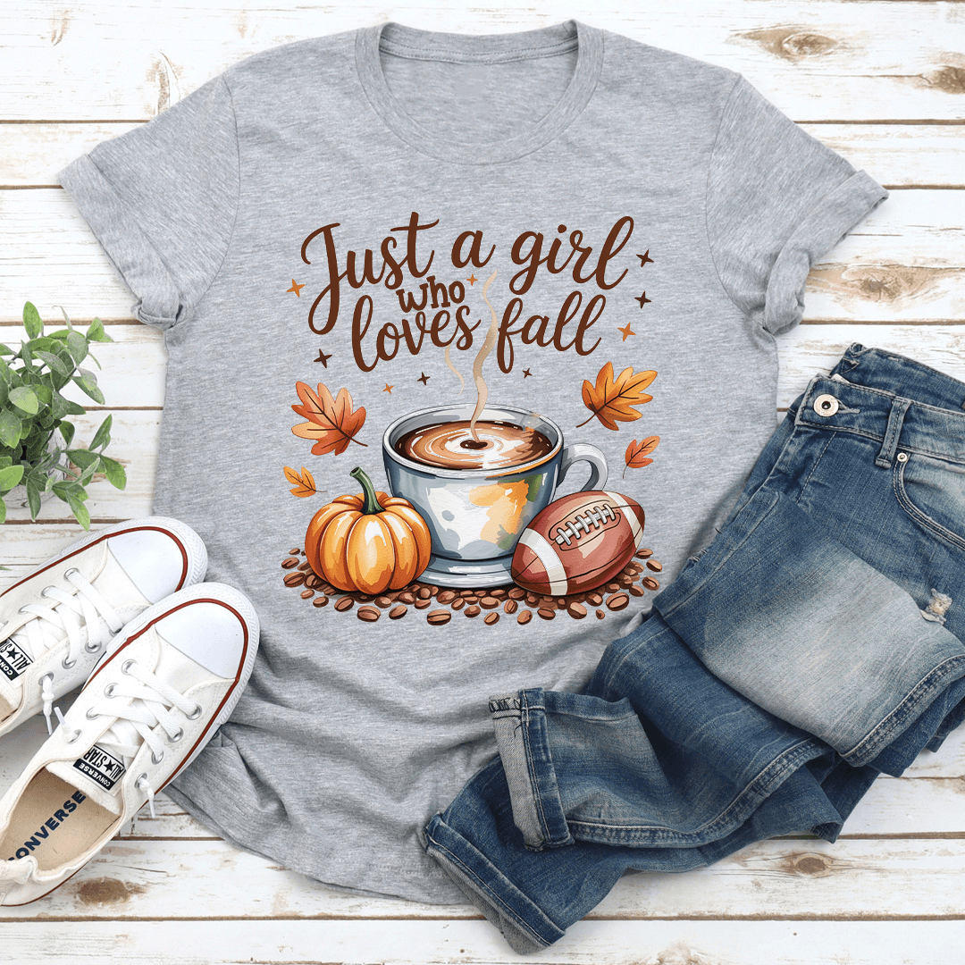 Just A Girl Who Love Fall Tee 3