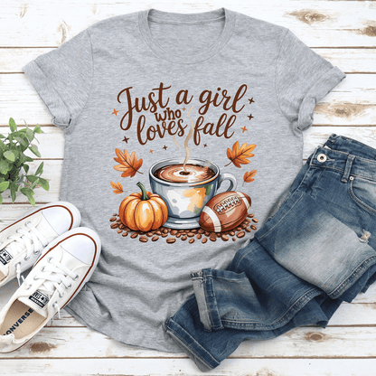 Just A Girl Who Love Fall Tee 3