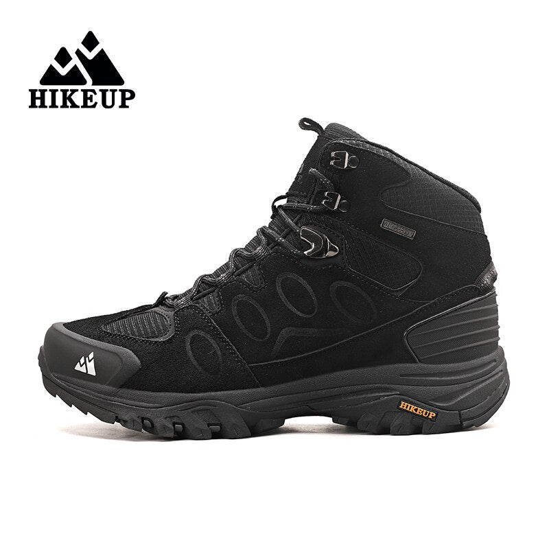 HighTop Men Hiking Boot Winter Outdoor Shoes NonSlip Trekking Boots Warm Suede Sports Casual LaceUp 1