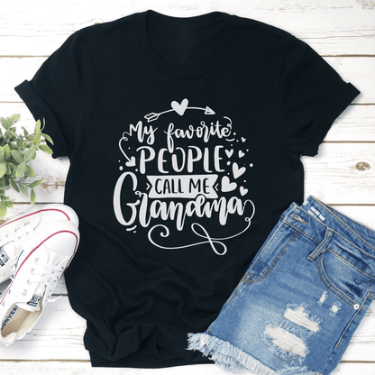 My Favorite People Call Me Grandma Tee 3