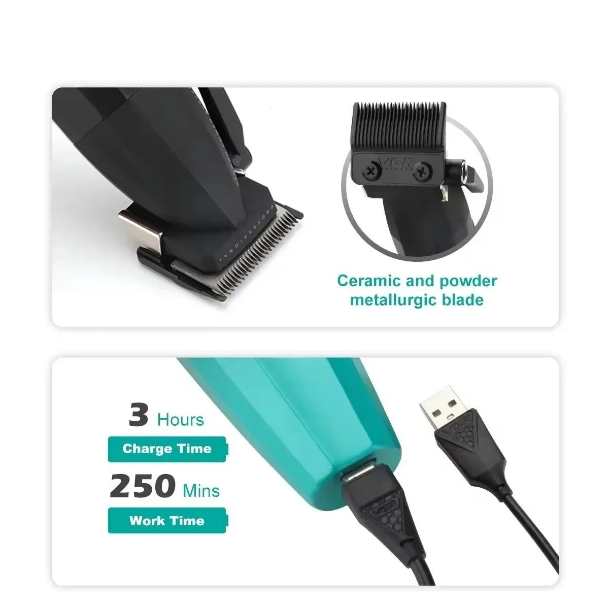 Precision Metal Hair Clippers And Trimmers For Men 5