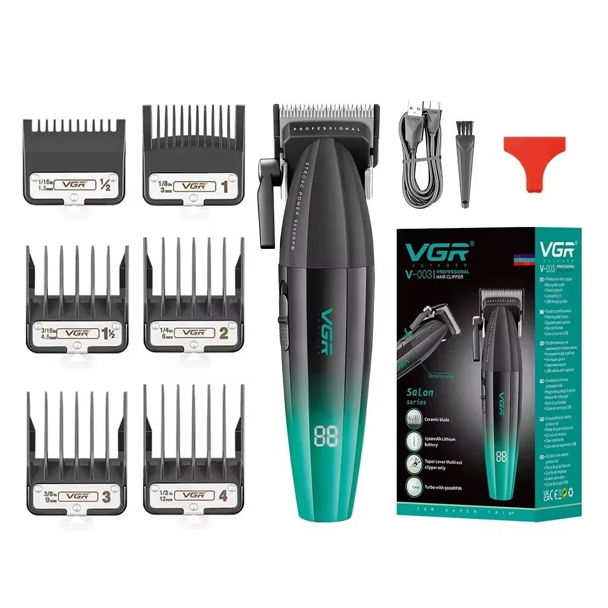 Precision Metal Hair Clippers And Trimmers For Men 6