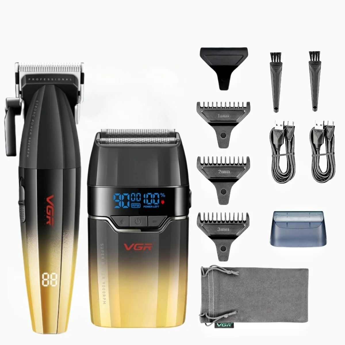 Precision Metal Hair Clippers And Trimmers For Men 12