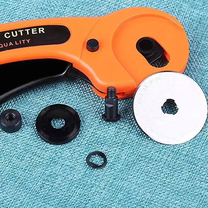 Rotary Cutter Fabric Cutting Tool, Card Paper Sewing, Quilting Roller, Tailor Scissors DIY Dress Making