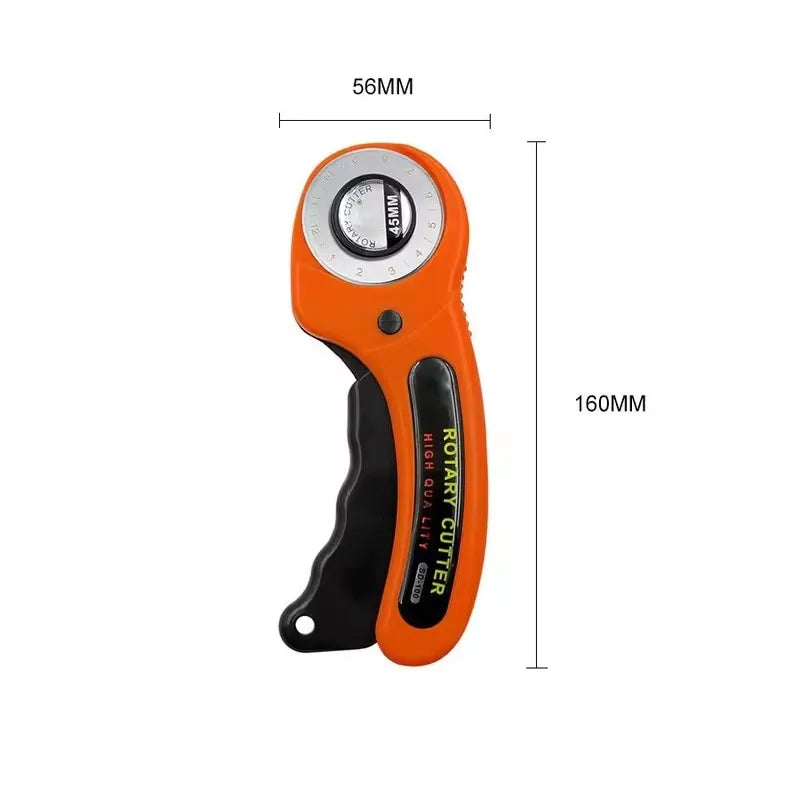 Rotary Cutter Fabric Cutting Tool, Card Paper Sewing, Quilting Roller, Tailor Scissors DIY Dress Making