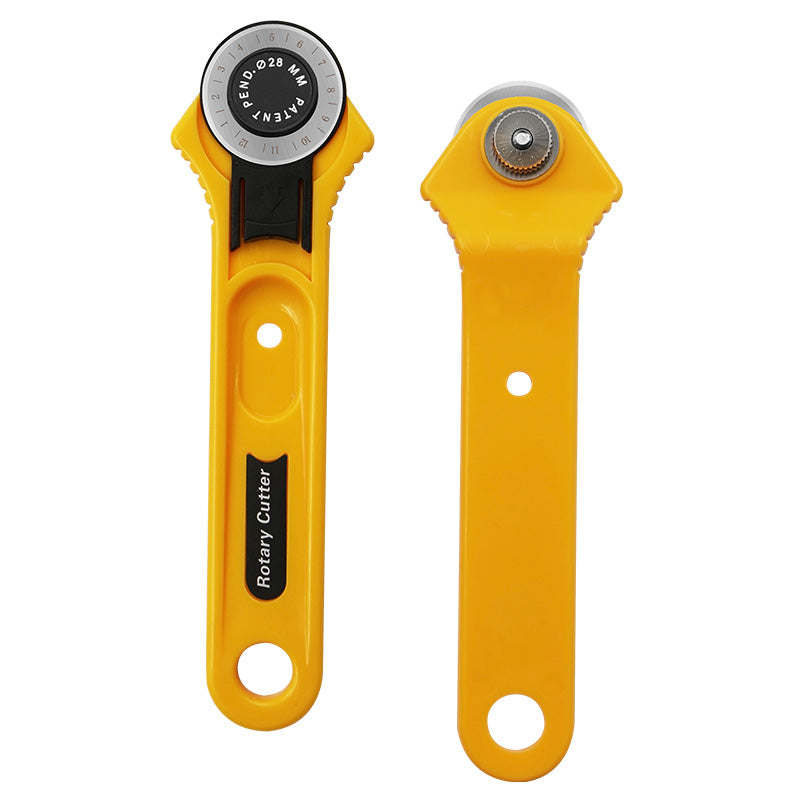 Rotary Cutter 28mm 45mm, Patchwork Tailor Round Knife With Scale, Leather Craft Fabric Cutting Tools