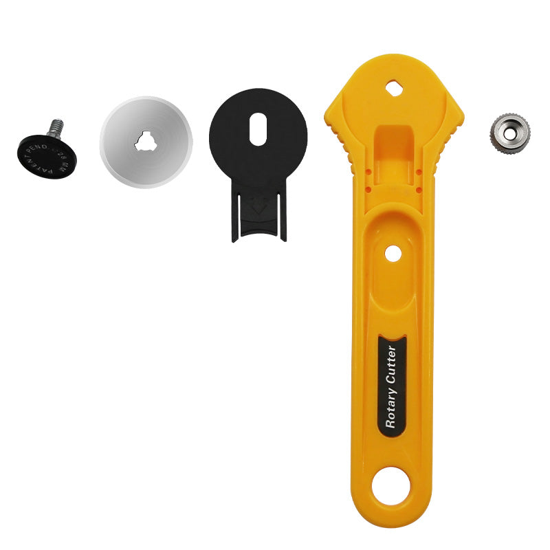 Rotary Cutter 28mm 45mm, Patchwork Tailor Round Knife With Scale, Leather Craft Fabric Cutting Tools