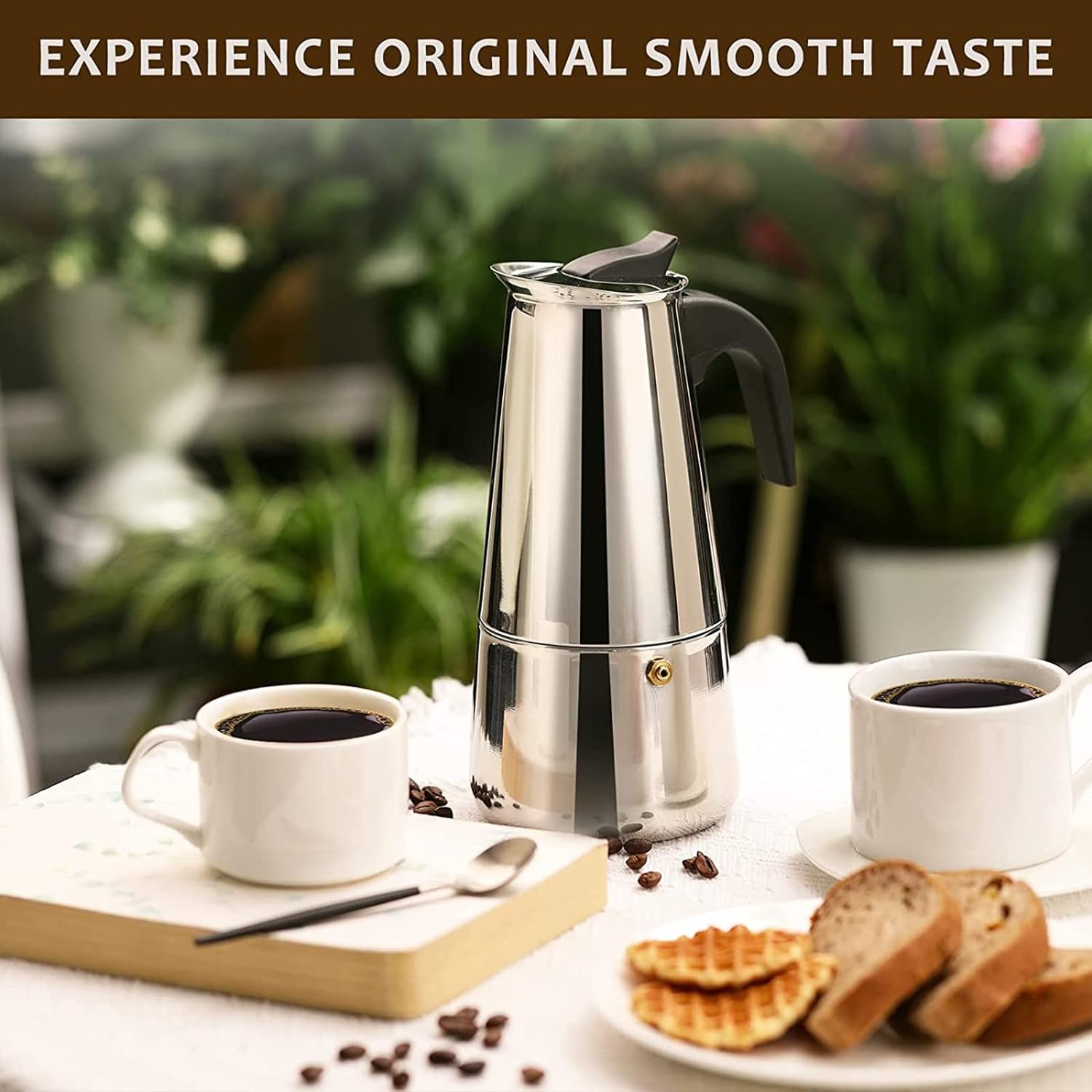 Stove Top Moka Coffee Maker Cups Moka Pot Caffe Machine Espresso Cups Coffee Makers Latte Percolato 4