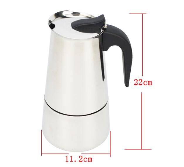 Stove Top Moka Coffee Maker Cups Moka Pot Caffe Machine Espresso Cups Coffee Makers Latte Percolato 8