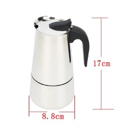Stove Top Moka Coffee Maker Cups Moka Pot Caffe Machine Espresso Cups Coffee Makers Latte Percolato 6