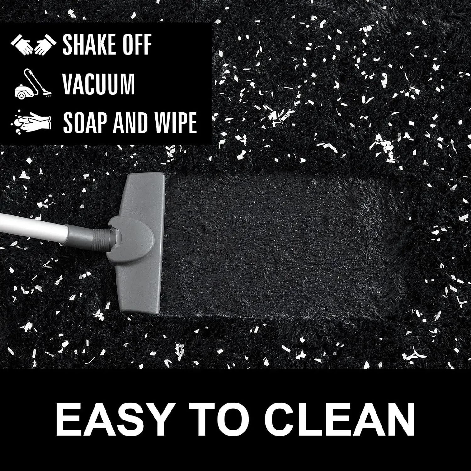 Fluffy Area Rugs Soft Non Slip Carpet For Bedroom And Living Room 3