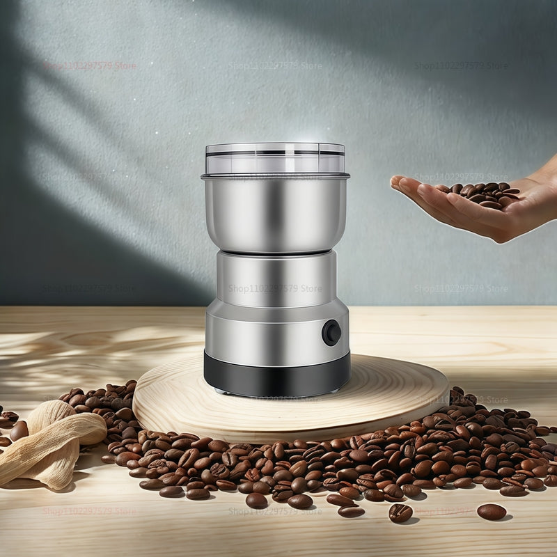 Electric Grinder for Household Multi-Functional Grinding of Spices, Coffee Beans, Grains & Herbs, 150W Powder Machine