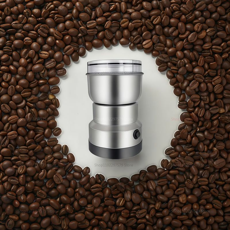 Electric Grinder for Household Multi-Functional Grinding of Spices, Coffee Beans, Grains & Herbs, 150W Powder Machine