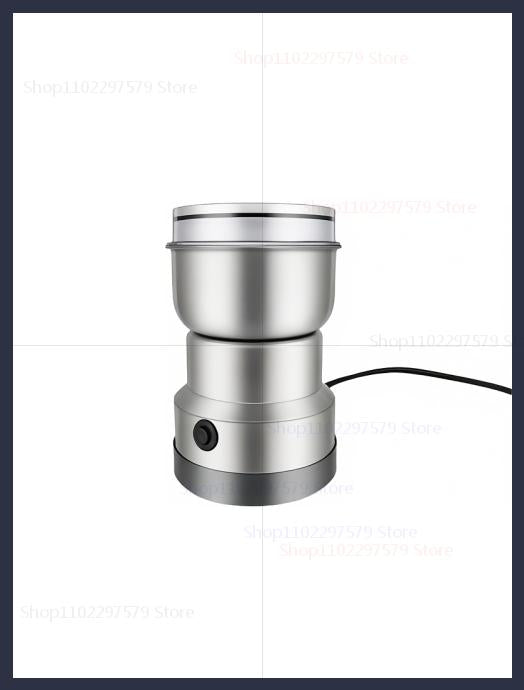 Electric Grinder for Household Multi-Functional Grinding of Spices, Coffee Beans, Grains & Herbs, 150W Powder Machine