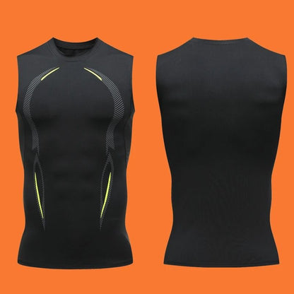 Compression Tank Top for Men Quick Dry Sleeveless Gym Shirt