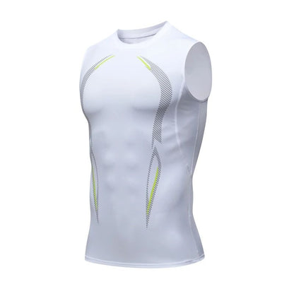 Compression Tank Top For Men Quick Dry Sleeveless Gym Shirt 5