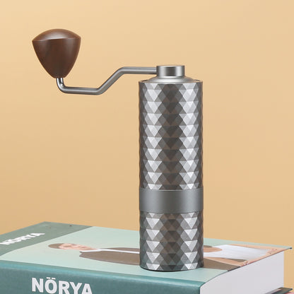 Upgrade Manual Coffee Grinder Professional CNC Stainless Steel Burr Grinder With Diamond Adjustment 2