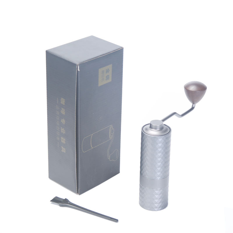 Upgrade Manual Coffee Grinder Professional CNC Stainless Steel Burr Grinder With Diamond Adjustment 4