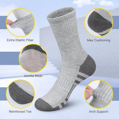 Title Option 2 BenefitDriven Durable Cushioned Sports Socks Breathable Running Socks For HighPerfor 1