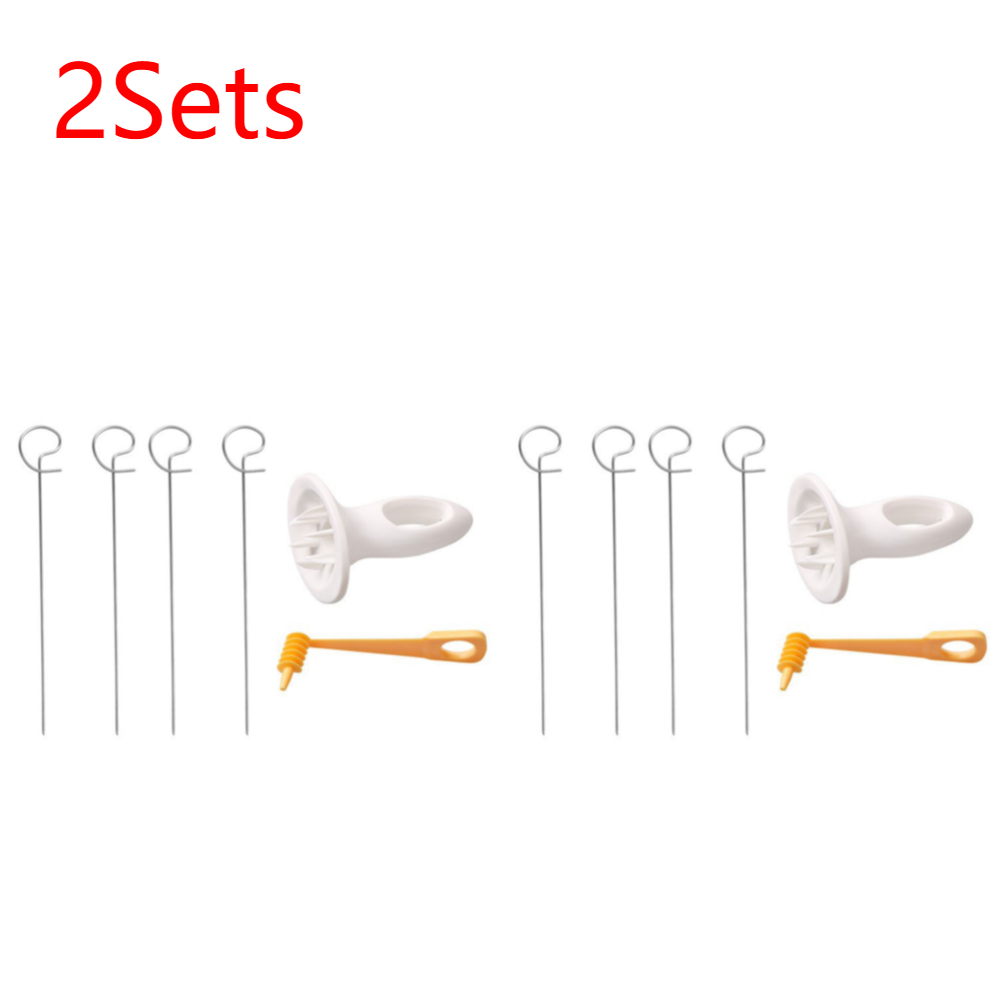 1Set Stainless Steel Potato Slicer Manual Twisted Potato Spiral Cutter Creative Vegetable Tool For  8