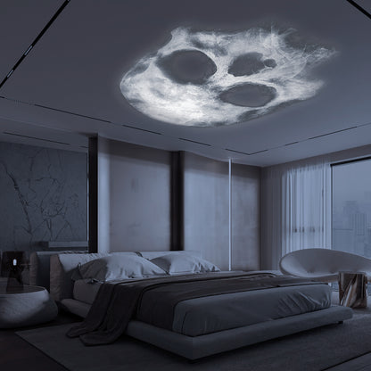 3D Skull Projection Lamp USB Powered LED Night Light With Holographic Effect For Halloween Room Dec 2