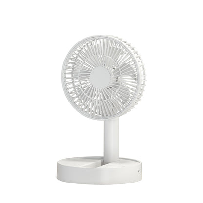 Portable 5200mAh Table Fan Foldable Rechargeable Mini Fan With 4 Speeds  AutoOff Timer For Personal 1