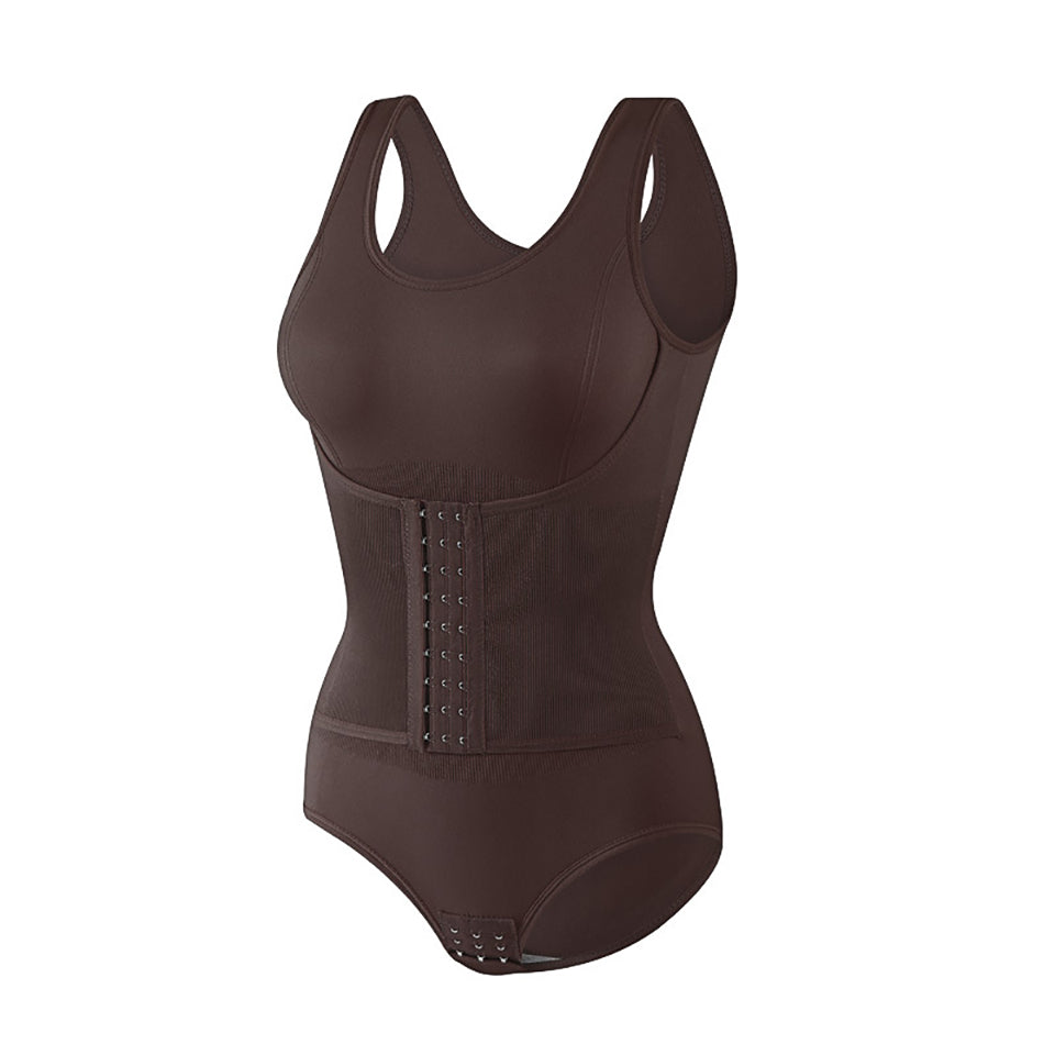 Ultimate Waist Trainer Corset  Tummy Control Bodysuit With Belt Full Body Shaper Slimming Cincher F 4