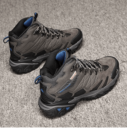 Winter Hiking Boots For Men Waterproof Suede High Top Outdoor Trekking Shoes 1