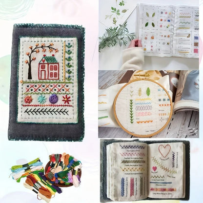 Embroidery Stitch Guide Book Set For DIY Sewing Projects 2
