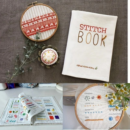 Embroidery Stitch Guide Book Set For DIY Sewing Projects 4