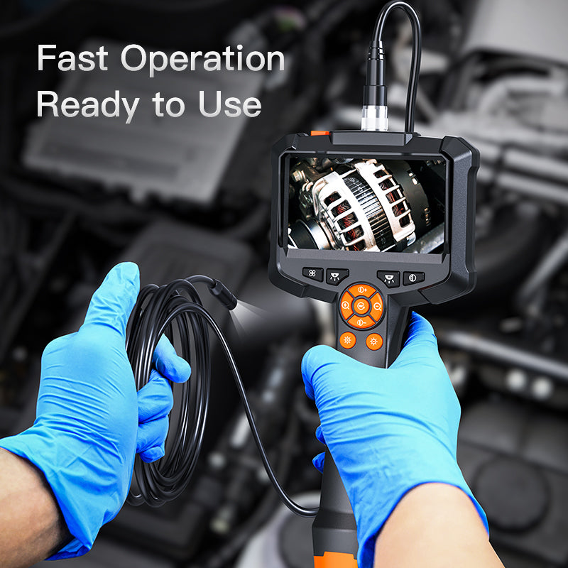 Industrial Endoscope Camera Single Dual Lens HD Waterproof IP67 Car Borescope Inspection Camera Wit