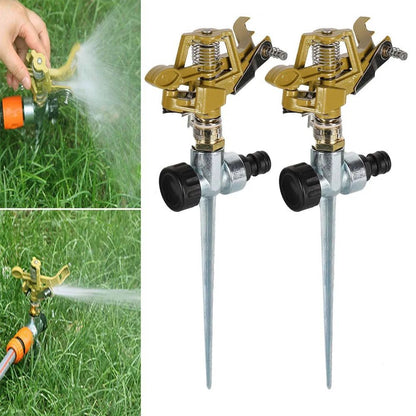 360 Degree Rotating Garden Sprinkler for Lawn and Plant Irrigation
