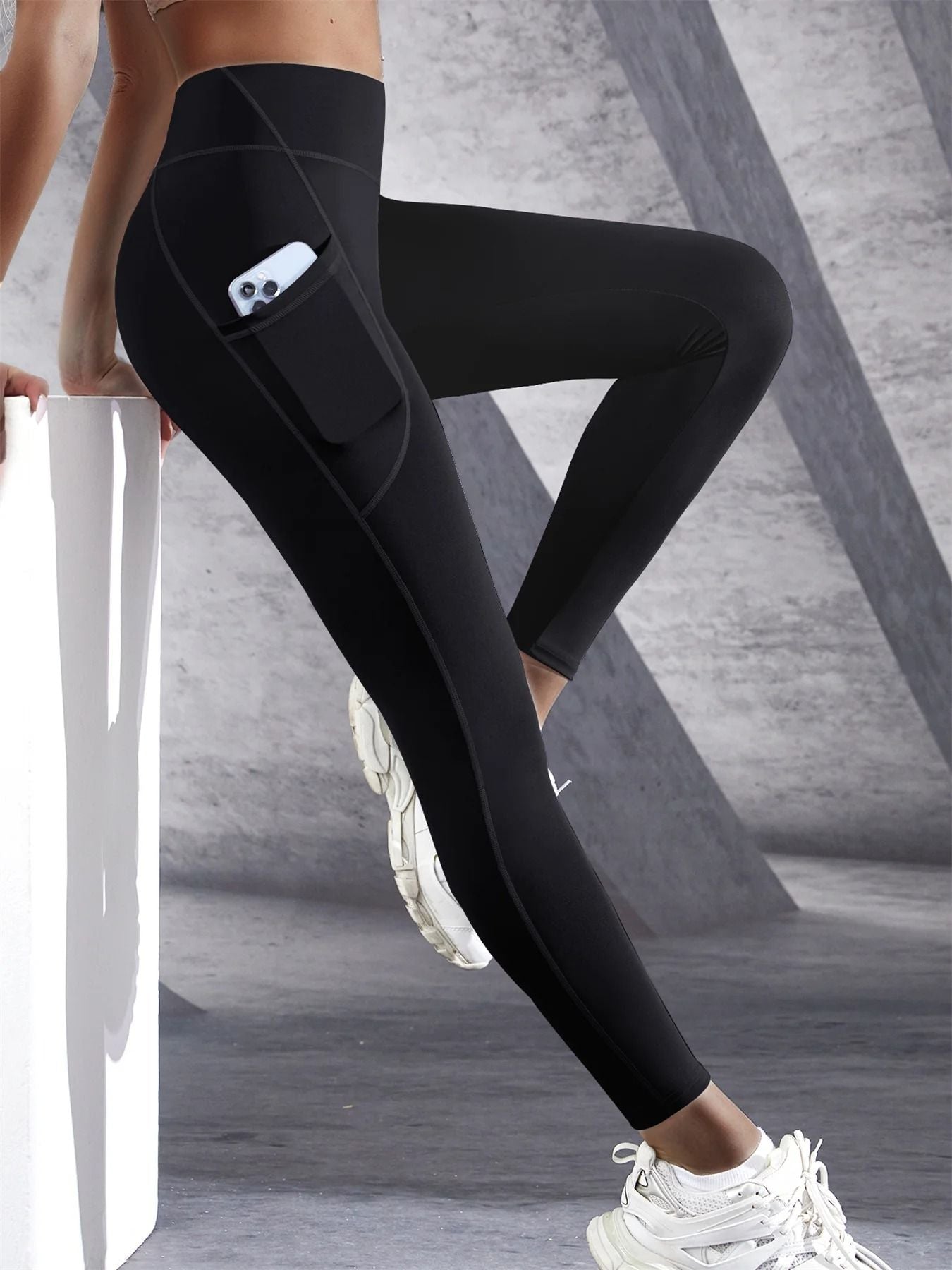 High Waist Leggings With Pockets For Women Yoga And Fitness Pants 12