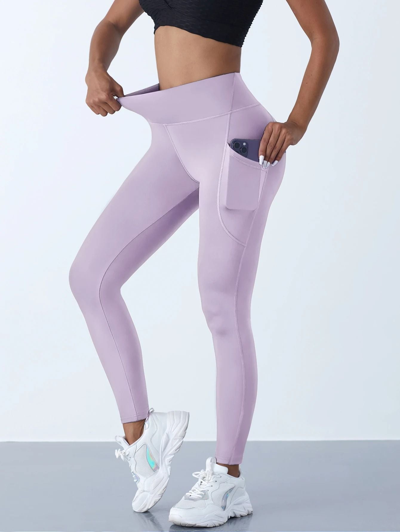 High Waist Leggings With Pockets For Women Yoga And Fitness Pants 7