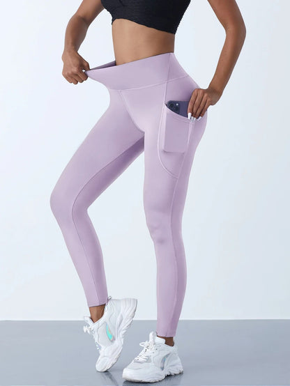 High Waist Leggings With Pockets For Women Yoga And Fitness Pants 7