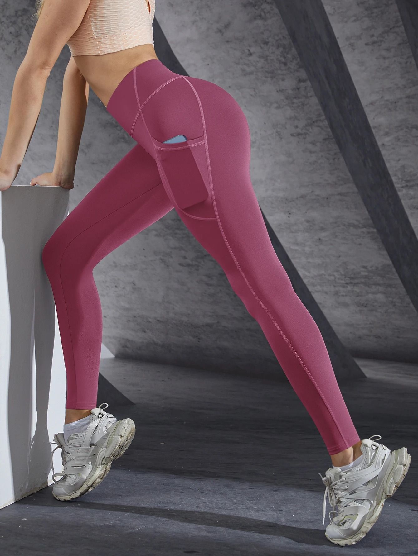 High Waist Leggings With Pockets For Women Yoga And Fitness Pants 8