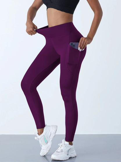 High Waist Leggings With Pockets For Women Yoga And Fitness Pants 16