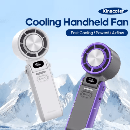 Portable Handheld Fan Rechargeable Foldable Mini Turbo Cooling Fan